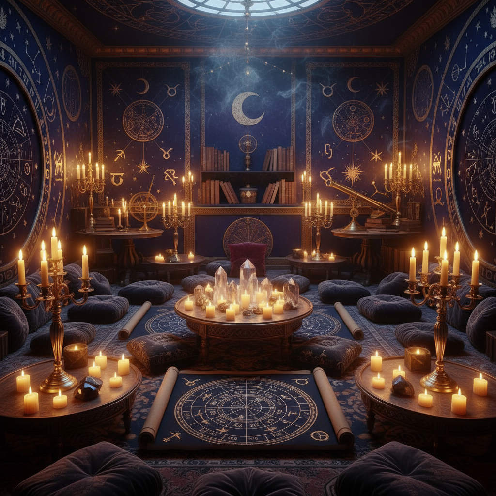 Indian astrologer in Boston conducting Vedic astrology reading