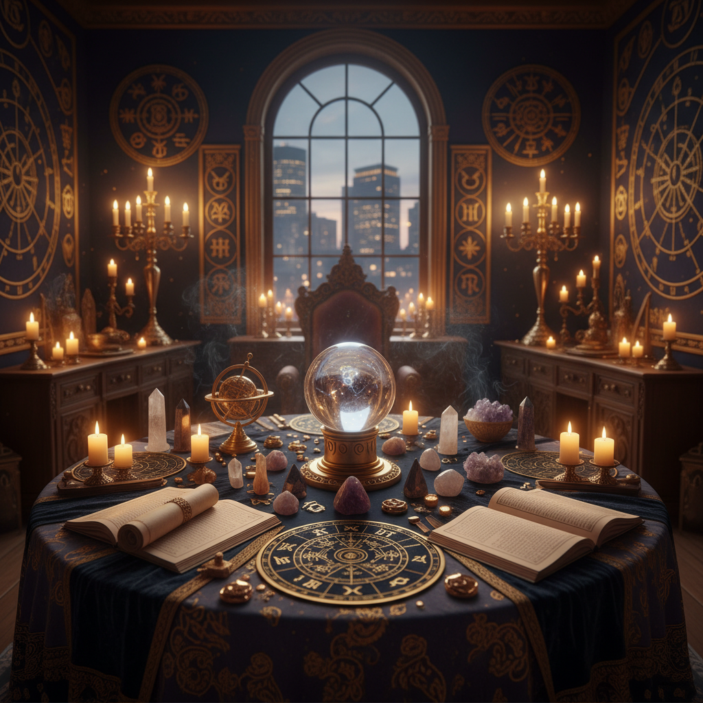 Indian astrologer in Boston performing Vedic astrology reading session