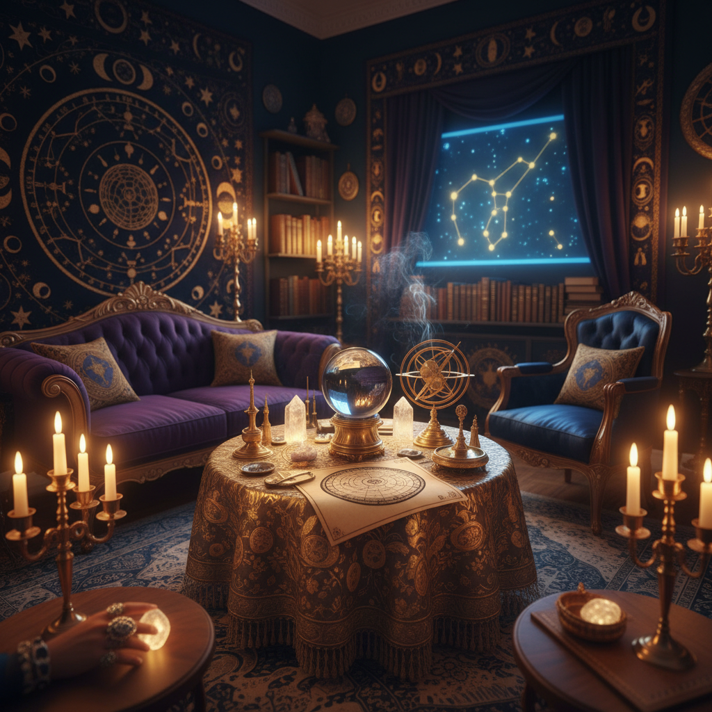 Indian astrologer providing Vedic astrology reading in Boston office