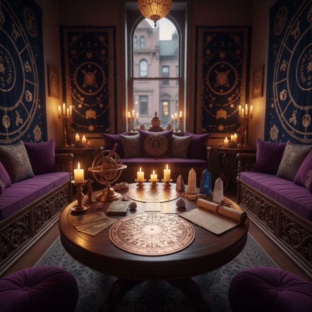 Indian astrologer providing Vedic astrology reading in Boston office