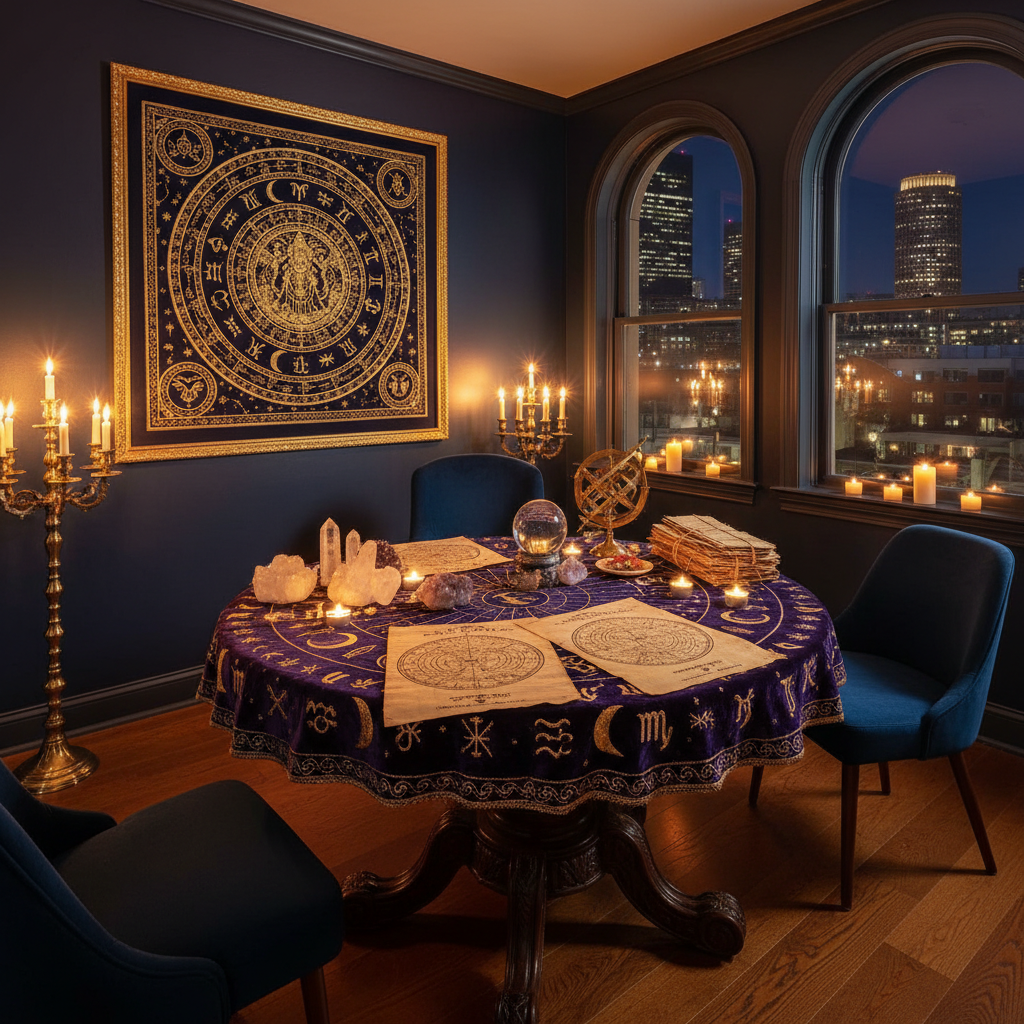 Indian astrologer providing Vedic astrology reading in Boston office