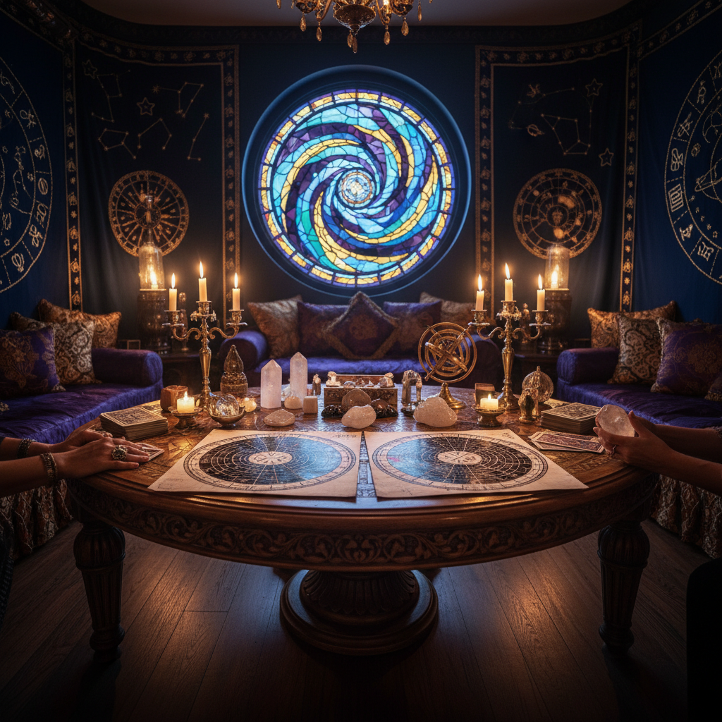 Experience Authentic Vedic Astrology in Boston Today Authentic Vedic astrologer consultation with client in Boston office