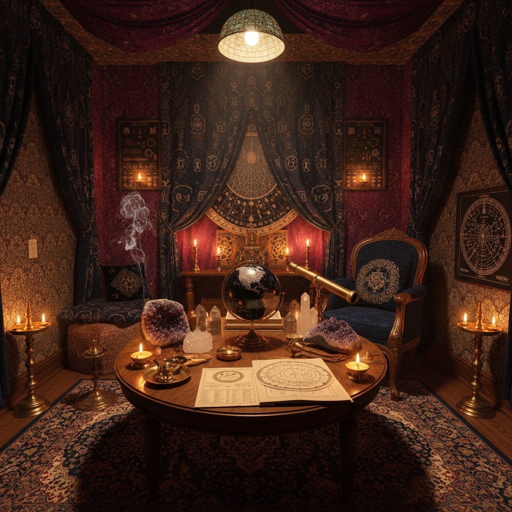 Indian astrologer providing Vedic astrology reading in Boston office