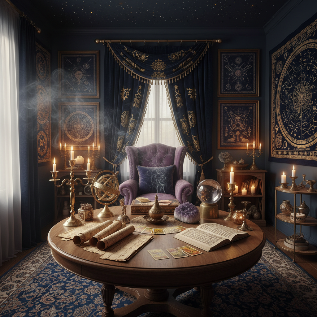Indian astrologer providing Vedic astrology consultation in Boston office