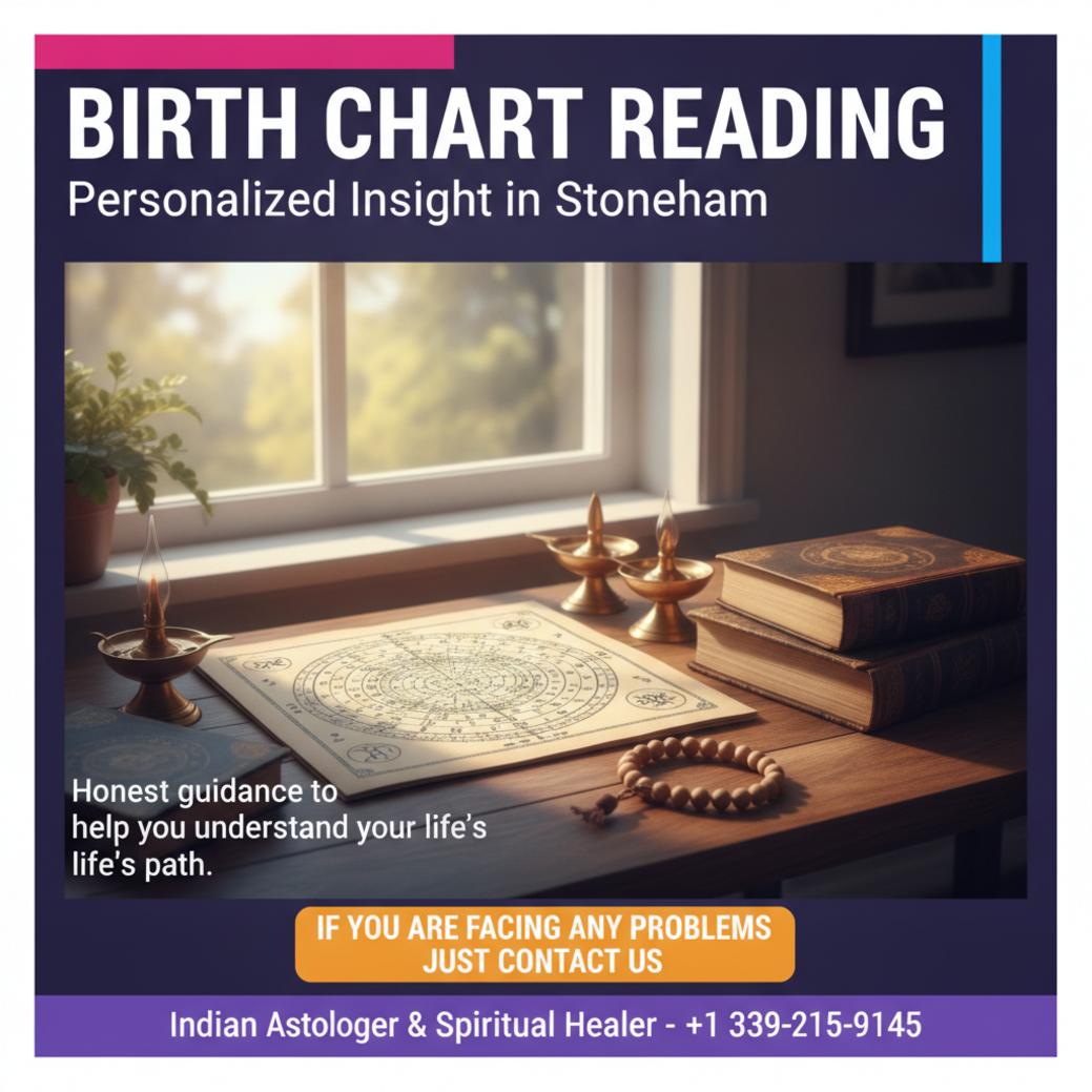 birth chart reading tools on desk in Stoneham MA practice