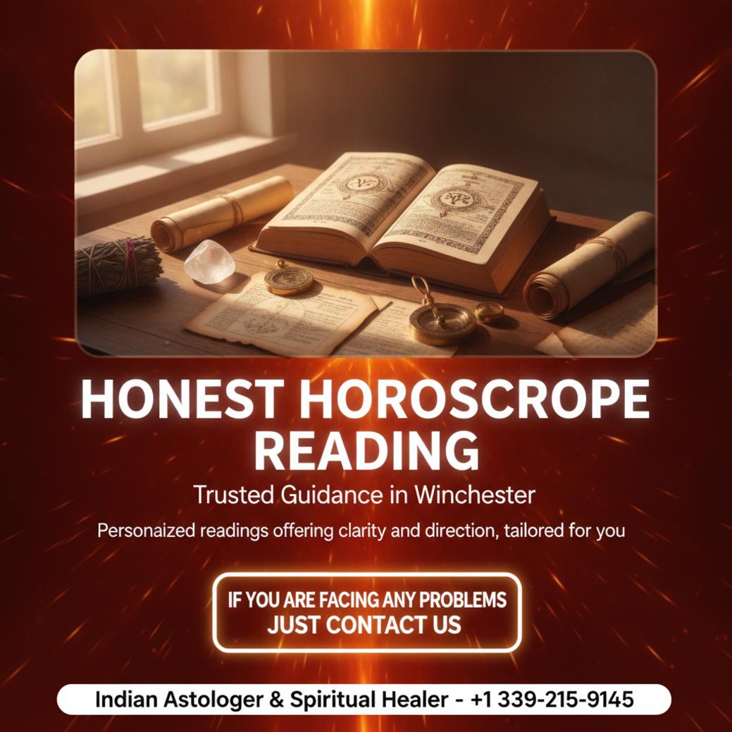 Horoscope reading setup with birth charts in Winchester, MA office