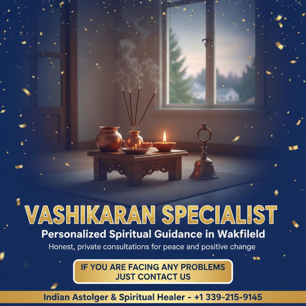 Vashikaran specialist spiritual setup with incense in Wakefield, MA