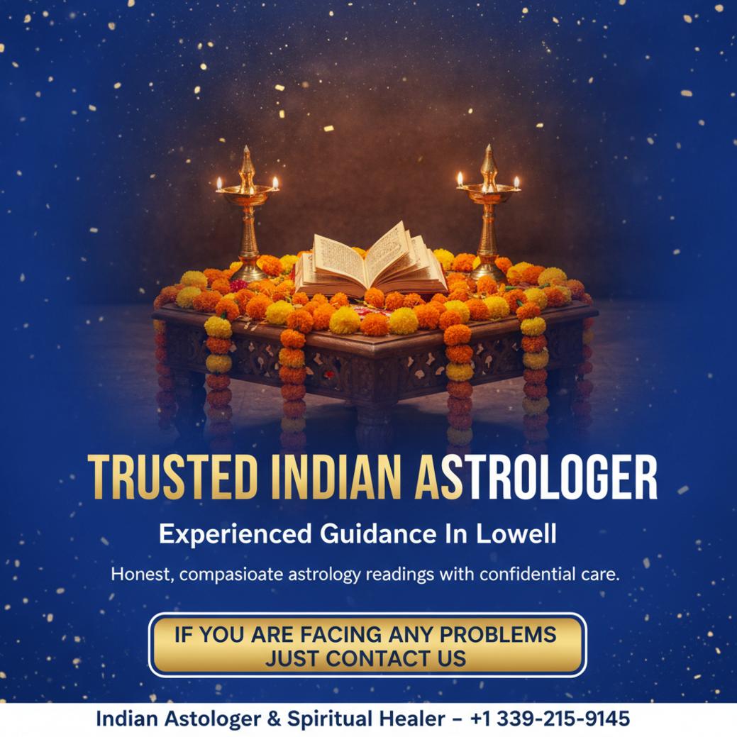 Calm setup with Vedic astrology tools for indian astrologer in lowell