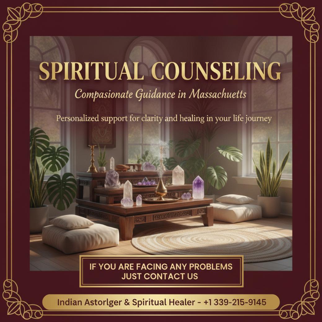 Spiritual counseling peaceful meditation space Massachusetts